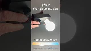 TCP A19 Natural Color LED Bulb: (FA19D6030E26SFR95) #youtubeshorts #ledlights @TCPLighting