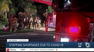 San Diego staffing shortages due to COVID-19