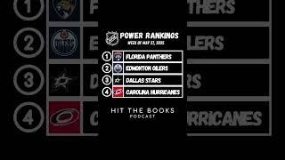 Power Rankings in the NHL for the week of 5/27/2025! Who is winning the Cup?