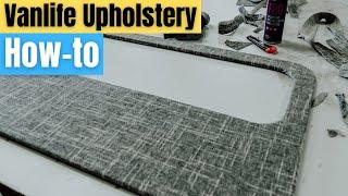 How to upholster van wall panels  | Serg Supply