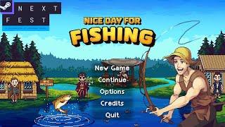 MORNING! Nice Day for Fishing Demo | First Look Gameplay