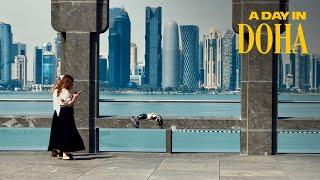 A Day in Doha, Qatar Walking Tour 4K