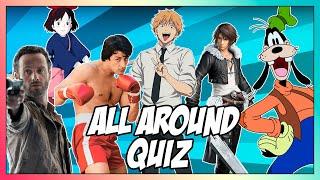 The All Around Quiz - Anime, Video Games, TV Shows, Movies, Ghibli Movies, and Disney