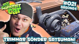 TRIMMAR SÖNDER SATSUMAN MED STORTURBO! - MY SUMMER CAR - SÄSONG 4 - #21