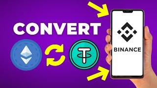 How to Convert Ethereum to USDT on Binance (Step by Step)