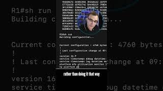 Do you know this Cisco time saving IOS command? #shorts #ccna #cisco
