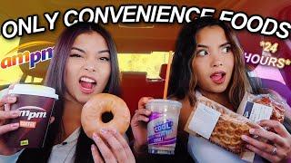 Eating Only Convenience Store Foods For 24 Hours!