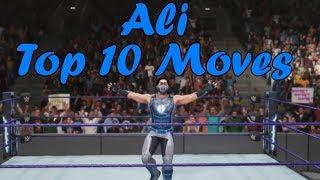 WWE 2k19 Ali Top 10 Moves