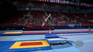 ZHIGALOVA Ekaterina (RUS) - 2017 Trampoline Worlds, Sofia (BUL) - Qualification Double Mini Routine