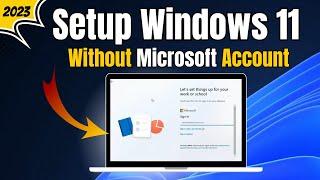 Setup Windows 11 Without Microsoft Account (Enable Local Account) EASY