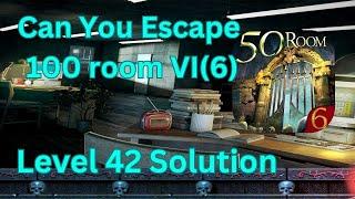 Can you escape the 100 room VI Level 42 Solution