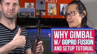 Why Use Gimbal Stabilizer w/ GoPro Fusion and Guru 360° Setup Tutorial