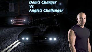 DOM'S Charger Vs ANGIE Challenger | NFS Carbon Edition | Dominic Toretto From Fast and Furious | 4K