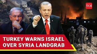 Turkey To Declare War Against Israel? Erdogan's Big Announcement On Syria | Watch