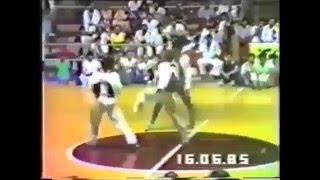 Incredible and fast Taekwondo sparring in 1985