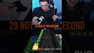 Guitar Hero but it keeps getting FASTER⏩