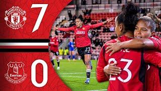 Nikita Parris Hat-Trick!  | Man Utd 7-0 Everton | Women's Conti Cup