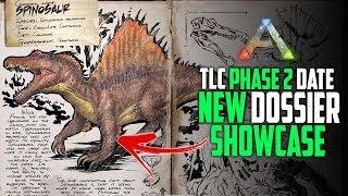 ARK DINO TLC PHASE 2 Update Tomorrow! NEW TLC Dossier Showcase! Ark Survival Evolved Update