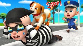 Super Police Dog | Policeman is Here to Help + Job and Career | Rosoo Nursery Rhymes & Kids Songs