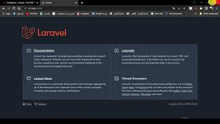 تثبيت بيئة لارافيل || حل مشاكل تثبيت لارافيل || تثبيت laravel