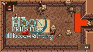 Saga of the Moon Priestess - All Bosses & Ending