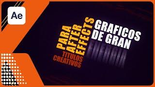  3 INCREÍBLES Técnicas de TIPOGRAFÍA CINÉTICA en After Effects || Tutorial After Effects