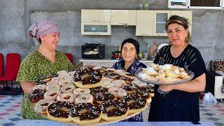 Grandma Makes Fluffy and Soft Donuts | Looks Amazing