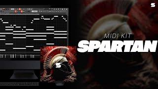 [+20] Best Dark Trap Piano Midi Kit - SPARTAN [DRAKE, TRAVIS SCOTT, NARDO WICK] Piano Midi Pack