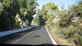 The drive down from Kefalos Village