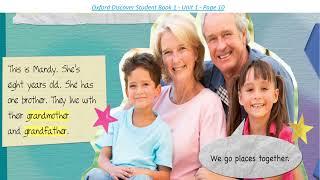 Oxford Discover Student Book 1 Unit 1 - Families and Friends