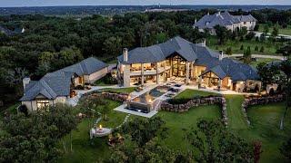 This $5.5M Transitional Masterpiece with over 12,000 SF of living unlike any residence in Oklahoma