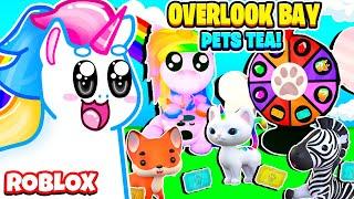 SPILLING THE TEA ON THE PETS IN OVERLOOK BAY! Roblox Overlook Bay Pets