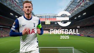 eFootball PES 2025 PPSSPP Download Update UCL New Kits 24/25 Season & New Transfers Best HD Graphics