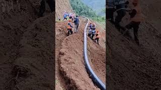 PE pipe installation in extreme slopes   how pros conquer mountainous terrain