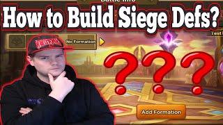 How to Build Siege Defs? - Summoners War