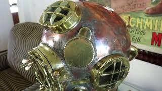 1942 US Navy Mark V Antique Diving Helmet