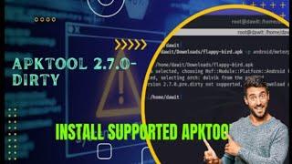 how to fix apktool 2.7.0-dirty not supported in msfvenom 2023 | #apktool #kalilinux #networkchuck