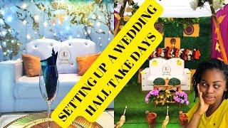 LIFE OF A NIGERIAN EVENT VENDOR/ BTS OF EVENT VENUE SETUPS/ HOW LONG DECORATION TAKES…