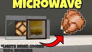 Minecraft PE:How To Make A Microwave