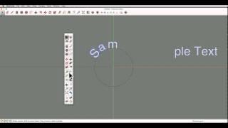 Google SketchUp Text on a Circle