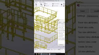 Create Handrails assembly drawing in Tekla Structures