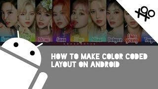 HOW TO MAKE Color Coded Lyrics (LAYOUT) [Lemoring ver.] on Android | xoxoxantzu