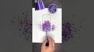 DIY glitter phone case  | Satisfying Créative Art #Shorts #art #draw #drawing #painting