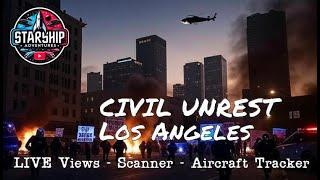 Los Angeles Civil Unrest - Anti-ICE mobs flood streets as chaos unfolds in Los Angeles