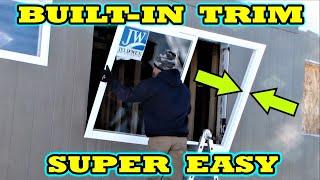 How to install JELD-WEN V 2500 Flush Fin Windows with BUILT-IN trim using T1-11 siding. EASY DIY