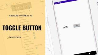 Android Studio Tutorials | how to create Toggle Button in android studio |custom button in android