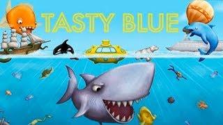 Tasty Blue Мультик игра для детей про РЫБКУ ОБЖОРУ Едим ОКЕАН и Всё в нём