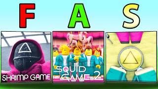 I Ranked Every Roblox Squid Game From WORST to BEST