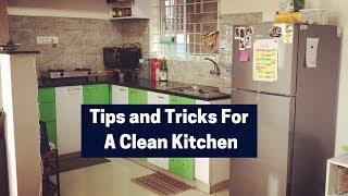 Indian Kitchen Cleaning Tips and Tricks | Realistic Tips to keep the Kitchen Clean | Saloni