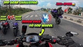 Z900 3rd Gear Challenge in Rider Mode | Drage Race | Kawasaki z900